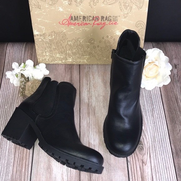 American Rag Shoes - American Rag Black Booties 10M